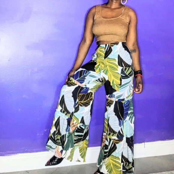 Tiered wide leg pants - Picture 5 of 5